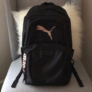 puma bookbags gold
